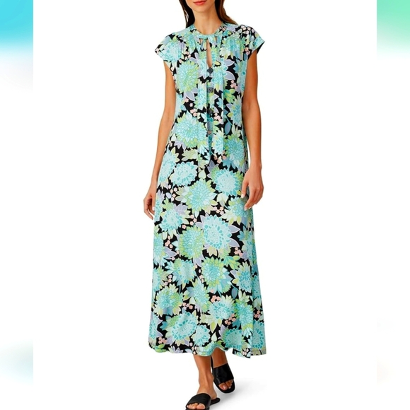 Kate Spade New York Dahlia Bloom Maxi Dress - Picture 2 of 11